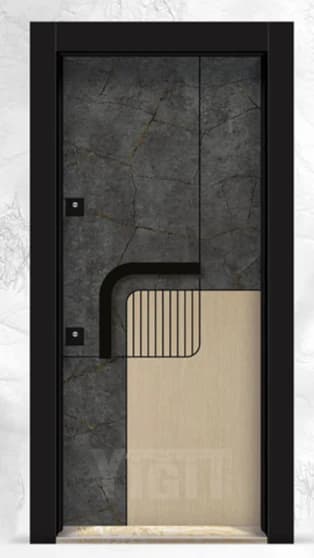 YC 47 Apartman Kapısı - Elit Laminoks Seri | Uzman Çelik Kapı Isparta